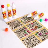 Marqueurs de bingo remplis de 40 ml, pointe de 10 mm, encre à séchage rapide non toxique, tampons de bingo pour enfants et adultes, pour jouer aux jeux