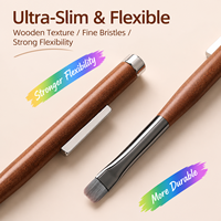 1PC Stylo magnétique 3-en-1 pour nail art, en plastique, pour photothérapie, effet œil de chat, brosse à ongles pour salon professionnel, DIY et usage domestique