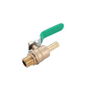 Vanne à boisseau sphérique en laiton pneumatique personnalisée-pour le chauffage de l'eau Vannes à boisseau sphérique à double filetage à orifice complet épaissi/Vannes d'arrêt <span class=keywords><strong>12</strong></span> mm - Product Image 2