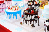 Machine Offre Spéciale de gâteau de crème glacée Machine d'enrobage de crème de gâteau ronde automatique Machine d'épandage de gâteau à la crème