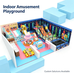 Aire de jeux intérieure personnalisée pour enfants, château gonflable commercial avec piscine à balles, toboggan et trampoline pour <span class=keywords><strong>centre</strong></span> commercial - Product Image 4