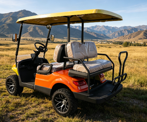 Voiturette de <span class=keywords><strong>golf</strong></span> électrique tout-terrain surélevée à batterie lithium, directement de l'usine, pour complexe hôtelier, club et chasse - Product Image 2