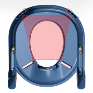 Childrens Toilet Seat With <b>Step</b> <b>Stool</b> For Boys And Girls Potty Training Aid PP Material Folding Design - Product Image 1