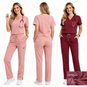 42384 Winter Workwear, Uniforme Clinico Liviano <strong>Mostaza</strong> Stretch Talla L Lavanda Pijama Sanitaria Pijama Sanitaria Talla M - Product Image 1