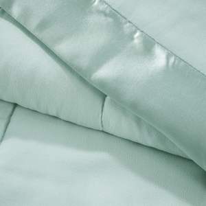 Manta de cama alternativa ligera DB con ribete de satén elegante - Product Image 5