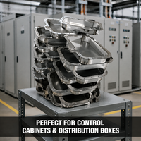 Fabricación de Cajas Metálicas de Precisión Personalizadas, Caja Metálica de Acero Inoxidable, Gabinete para Equipos Eléctricos