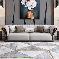 2021 neue Produkte Design Leder möbel Wohnzimmer Chesterfield Luxushotel 3-Sitzer-Sofa