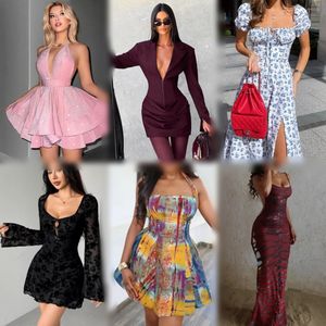 Robe décontractée pour femmes, mode été 2026, robe sexy dos nu pour femmes, vente en gros, liquidation, expédition aléatoire - Product Image 2