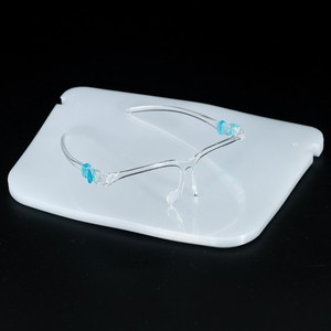 Safety Face Shield Reutilizable Full Face Transparente a prueba de viento a prueba de polvo con película transparente - Product Image 4