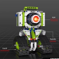 Kaiyu K96158 Nouveauté 2025 MOC Robots programmables télécommandés 5 en 1, Ensemble de blocs de construction de char à assembler, Jouets-puzzle, Cadeau