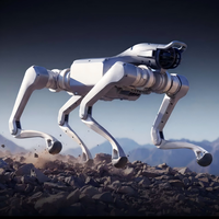 Robot quadrupède industriel haute performance pour l'inspection, la patrouille et la recherche As2