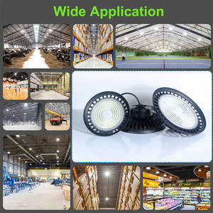 مصابيح LED UFO معتمدة من ETL ، مصابيح سقف عالية لخليج الإضاءة ، مصابيح خليج عالية للمرآب والمستودعات التجارية - Product Image 6