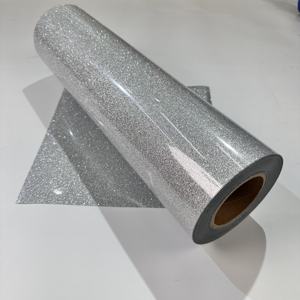 12x12 Royal Blue Glitter Couleur Coupe Vinil Rouleau HTV Glitter DIY Coloré Chaleur Glitter Transfert Vinyle Film Rouleau pour <span class=keywords><strong>Cricut</strong></span> - Product Image 3