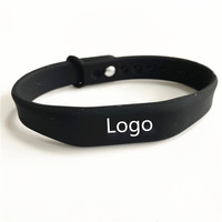 Bracelet connecté en silicone personnalisé avec logo imprimé, carte d'accès RFID 13,56 MHz NFC, étanche/résistant aux intempéries, pour réseaux sociaux