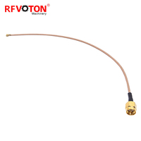 Câble d'extension d'antenne coaxiale RF avec connecteur SMA mâle vers U.FL UFL avec RG178 RG-178, assemblage de câble pigtail, 15 cm, fourni par l'usine