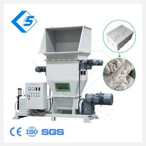 EPS EPP EPE XPS EPS hot melting recycling polystyrene shredder machine
