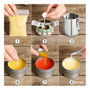 Cera de soja natural a granel para rellenar frascos con aceite aromático, tinte y herramientas: Paquete de inicio para estudio y compras. - Product Image 3