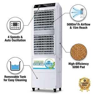 Enfriador de Aire Evaporativo Portátil de Alta Eficiencia para Hogar y Comercios, Ventilador de Aire Acondicionado, Precio de Ventilador de Aire Frío para Desierto - Product Image 1