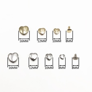 Tachuelas de Metal con Remaches de <span class=keywords><strong>Estrella</strong></span>/Corazón, Botones de Clavos, Remaches de Cuero Decorativos para Cinturón, Bolsa, Gorra, Etiquetas, Ropa, Botones de Jean Personalizados - Product Image 6