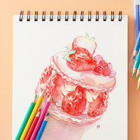 240 boîtes en carton, lot de 12 crayons de couleur macaron solubles dans l'eau pour le dessin, la coloration, le journalisation et les fournitures artistiques, vente en gros