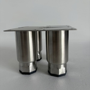 Gambe per Tavolo da Lavoro in Acciaio Inox, Piedini Regolabili per Uso Commerciale, Soggiorno e Hotel, Antiruggine e Durevoli - Product Image 1