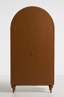 Meubles de restaurant de luxe, style mi-siècle, armoire de rangement en chêne massif avec double porte vitrée