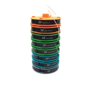 Línea elástica para gafas 3T, 8 rollos de alambre de pesca transparente y flexible para piezas de gafas semimontura y montura completa - Product Image 1