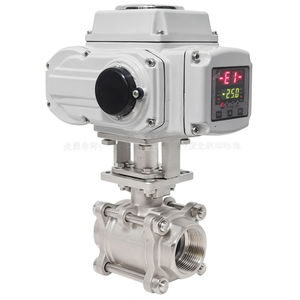 Réduction tarifaire COVNA, AC220/110V, télécommande électronique, 3 pièces, vanne à bille filetée, fabricant de vannes - Product Image 1