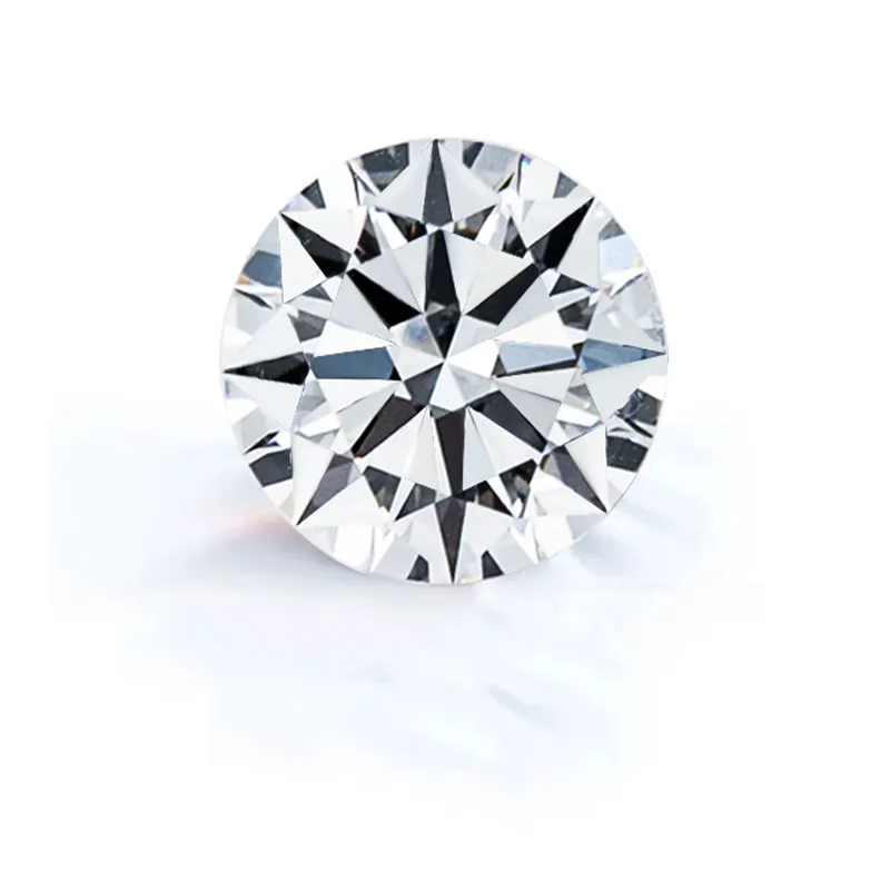 Fancy Gems 5mm round brilliant cut 0.5ct EF color VS clarity CVD diamond hthp price per piece gemstones