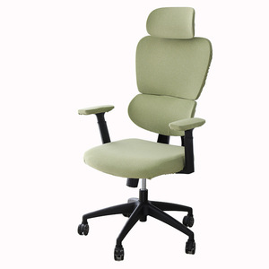 Chaise de bureau haut de gamme à dossier haut avec accoudoirs 5D, chaise ergonomique à double dossier pour bureau, chaise de bureau grise pour personnes de grande taille - Product Image 5