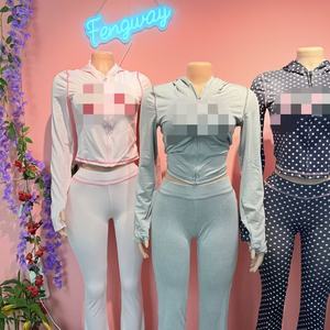 Conjunto Deportivo de Moda 2026 para Mujer, Informal, Sexy, con Estampado de Letras, Sudadera con Capucha de Manga Larga y Pantalones de Dos Piezas - Product Image 6