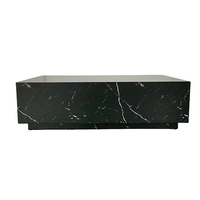 Table basse en MDF de haute qualité avec autocollant 3D Design contemporain pour salon prix de gros meubles de maison