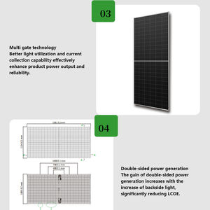 Pannelli Solari ad Alta Efficienza Tipo N 66HL4M-BDV 605 W 610 W 615 W 620 W 625 W 630 W per Uso Domestico - Product Image 5