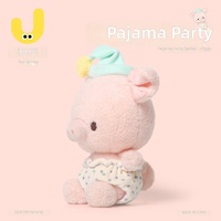 Jouet en peluche pyjama cochon amusant, rembourrage en coton PP polyester, 31-50 cm, poupée compagnon à câliner, cadeau d'anniversaire unisexe