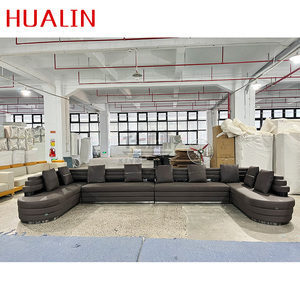 Sofá de cuero de lujo con diseño trasero en capas para lugares de entretenimiento Muebles adecuados para bares, KTV, karaoke y discotecas - Product Image 5