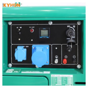 Générateur de haute qualité pour usage domestique, petit générateur industriel avec 1/3 phase KDF6700T(-3/-3D), générateur de tracteur KDF6700T (KDF6700T) - Product Image 5