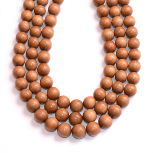 Pure Sandalwood Carving Bead Bulk Wooden Prayer Beads Japamala Beads - Product Image 1