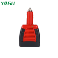 YOGU Mini onduleur de voiture avec port USB pour chauffeurs de taxis et de VTC, source d'alimentation à charge continue pour téléphone et tablette