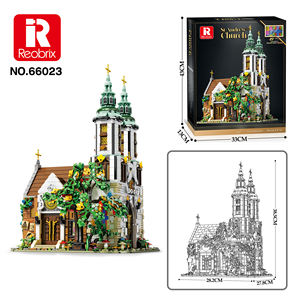 Reobrix 55016, 3999 Piezas, Bloques <span class=keywords><strong>de</strong></span> Construcción <span class=keywords><strong>de</strong></span> <span class=keywords><strong>Castillo</strong></span> del <span class=keywords><strong>Rey</strong></span> a Escala 1:8, Juguete Educativo DIY, Tema <span class=keywords><strong>de</strong></span> Edificios Famosos - Product Image 3