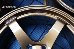 Jantes forgées Maining Racing Advan <span class=keywords><strong>GT</strong></span> Umber Bronze Premium Série Beyond 6061 pour <span class=keywords><strong>Supra</strong></span> 350Z 370Z 86 BRZ Cinq branches - Product Image 6