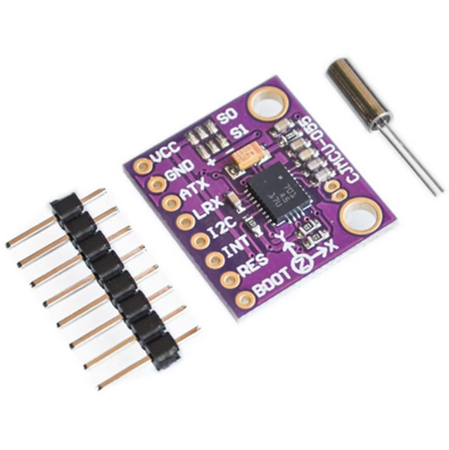 BNO055 9-Axis Smart IMU Module - MCU-055 with Embedded MCU, 9DOF Fusion (Gyro+Accel) I2C/UART for Robotics/VR