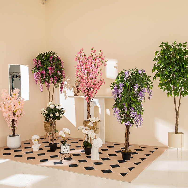 10 ft cherry blossom tree with lights