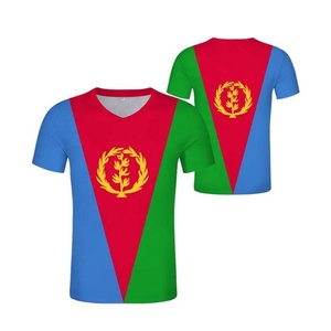 NUOXIN Supply Custom 3D Print Eritrea <span class=keywords><strong>Flag</strong></span> Shirts Mesh Quick Dry <span class=keywords><strong>T</strong></span>-<span class=keywords><strong>Shirt</strong></span> in poliestere <span class=keywords><strong>T</strong></span>-<span class=keywords><strong>Shirt</strong></span> Unisex per eventi di promozione all'aperto - Product Image 1