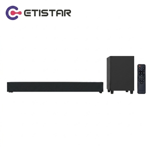 Barra de Sonido ETISTAR 2.1 Canales con Subwoofer, Bajos Profundos Envolventes 3D, Estéreo, HDMI, Control Remoto, Sistema de Cine en Casa - Product Image 1