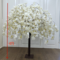 S0530 120cm 150cm intérieur petit faux Sakura arbre fleur Table de mariage pièce maîtresse décoration artificielle fleur de cerisier arbre