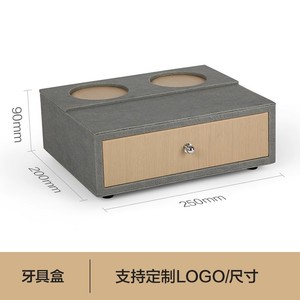 Porte-documents de conférence en cuir A4 pour hôtel, porte-cartes de service et de visite pour hall d'hôtel, bureau, kit en cuir - Product Image 3