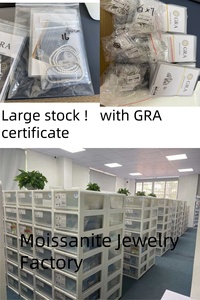 High Quality 100% 925 <b>Sterling</b> <b>Silver</b> VVS 7.8CT Blue Bezel <b>Set</b> Moissanite Wedding <b>Ring</b> for Women with GRA - Product Image 2