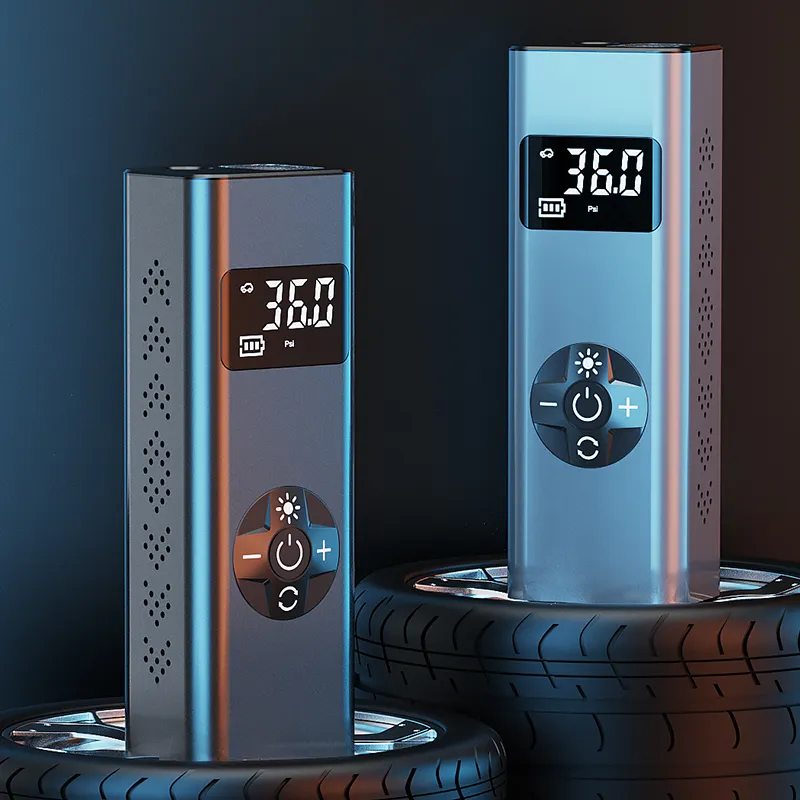Auto Mini Smart Reifen füller Digital pumpe Tragbar 3*1800mah Auto Luft kompressor