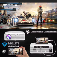 Projecteur portable mini HY300 Pro 4K LED Full HD avec Android 12, technologie 3D Ready, Smart WIFI, écran miroir