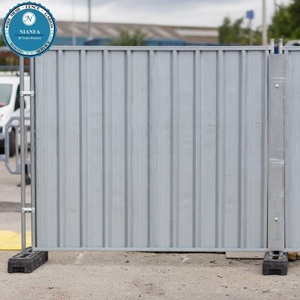 Europa caliente venta personalizada proyecto recubierto de polvo de metal corrugado cerca de pie libre de acero sólido acaparamiento - Product Image 4
